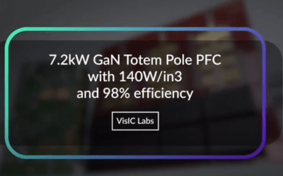 7.2kW GaN Totem Pole PFC with 140W/in3 and 98% Efficiency